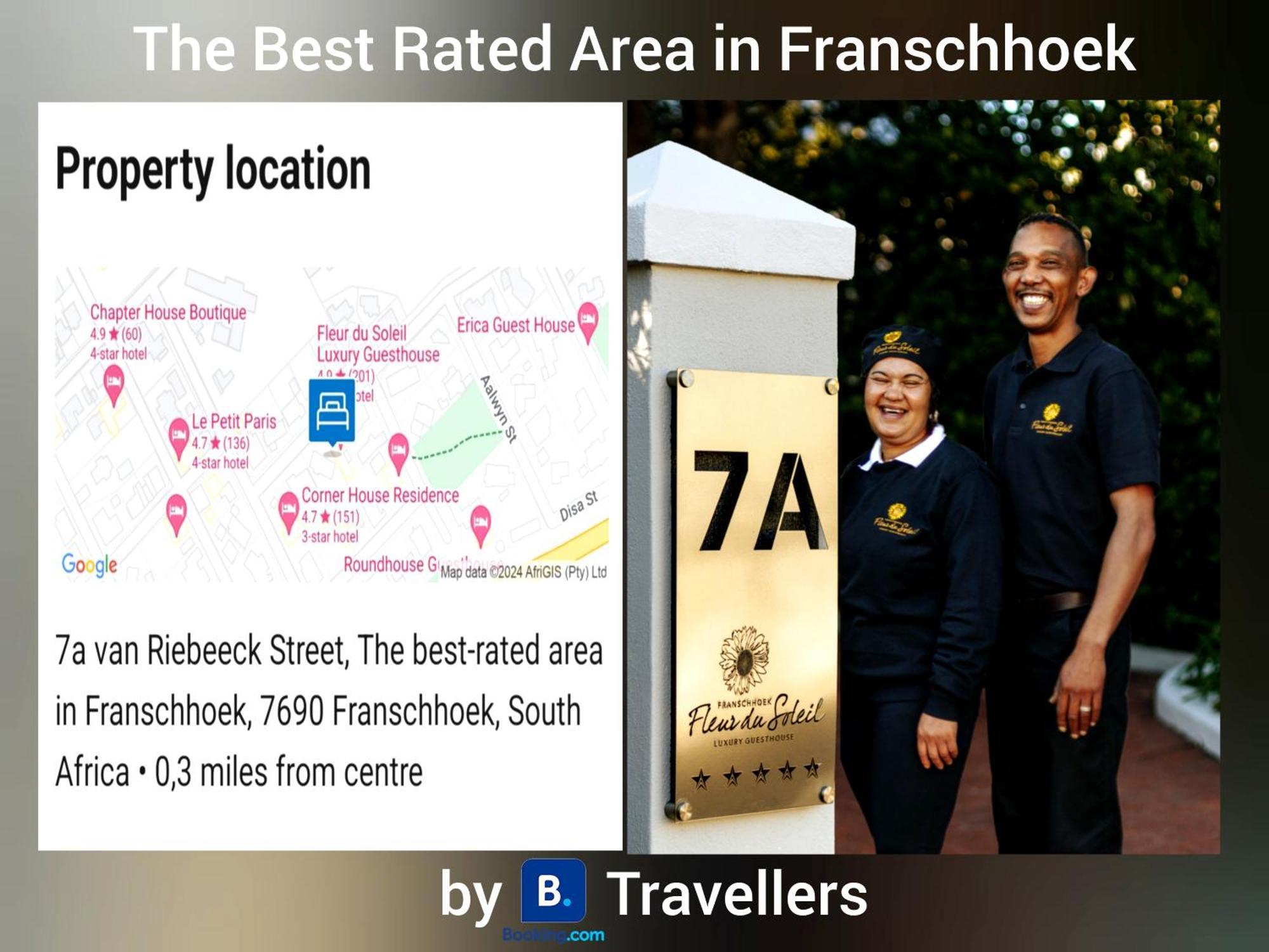 Fleur Du Soleil Luxury Guesthouse Franschhoek Ngoại thất bức ảnh