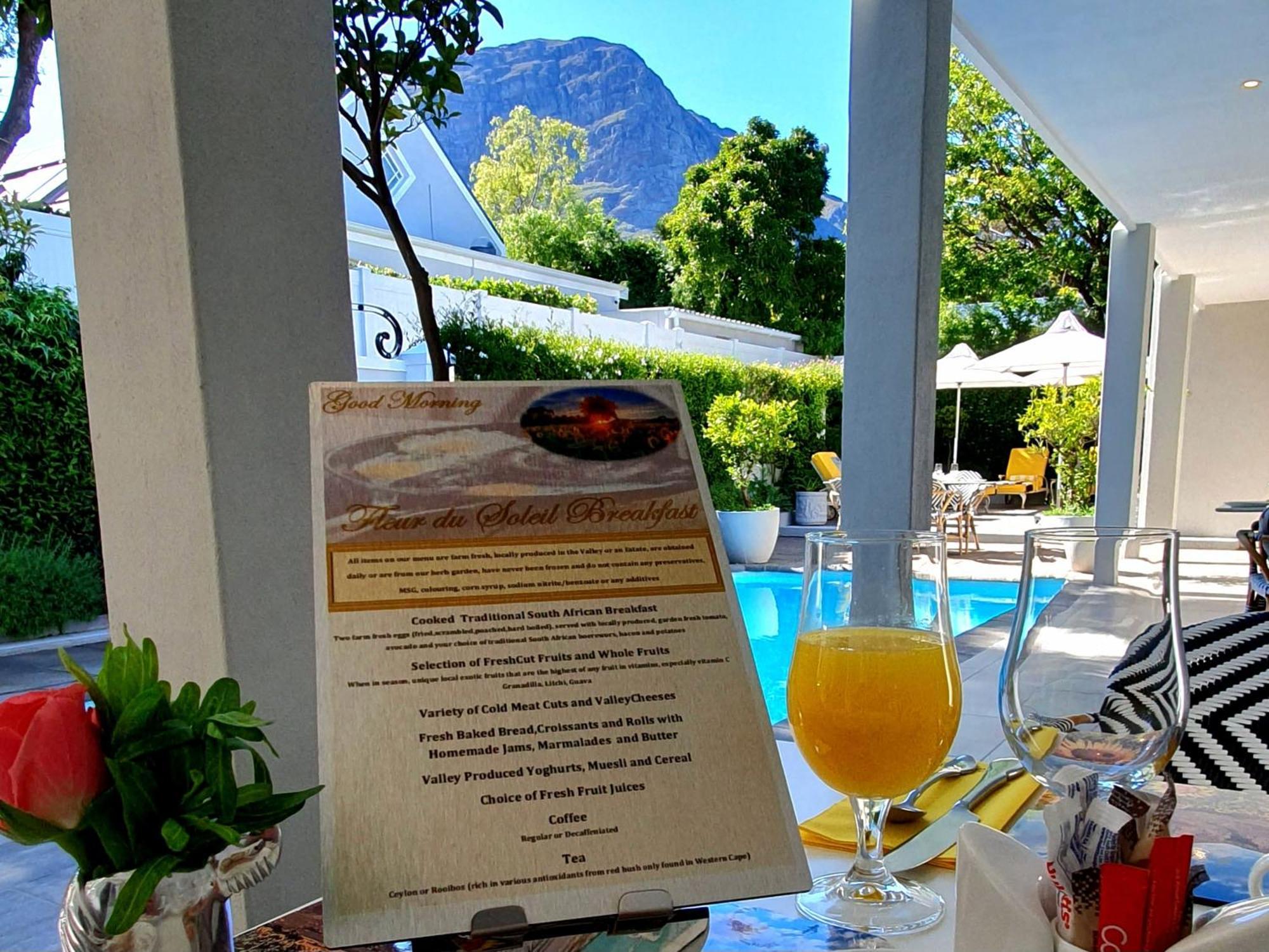 Fleur Du Soleil Luxury Guesthouse Franschhoek Ngoại thất bức ảnh